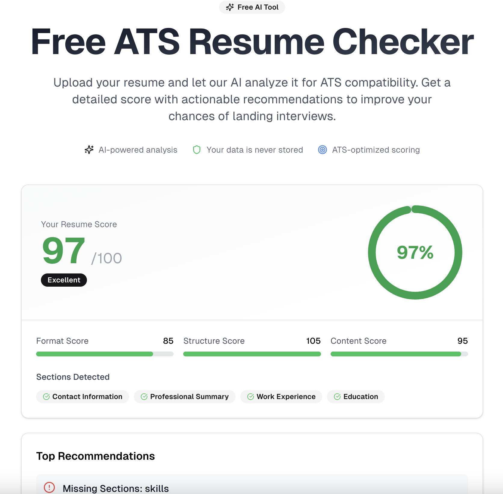 PopResume gallery image