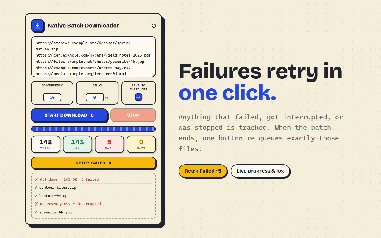 Native Batch Downloader gallery image