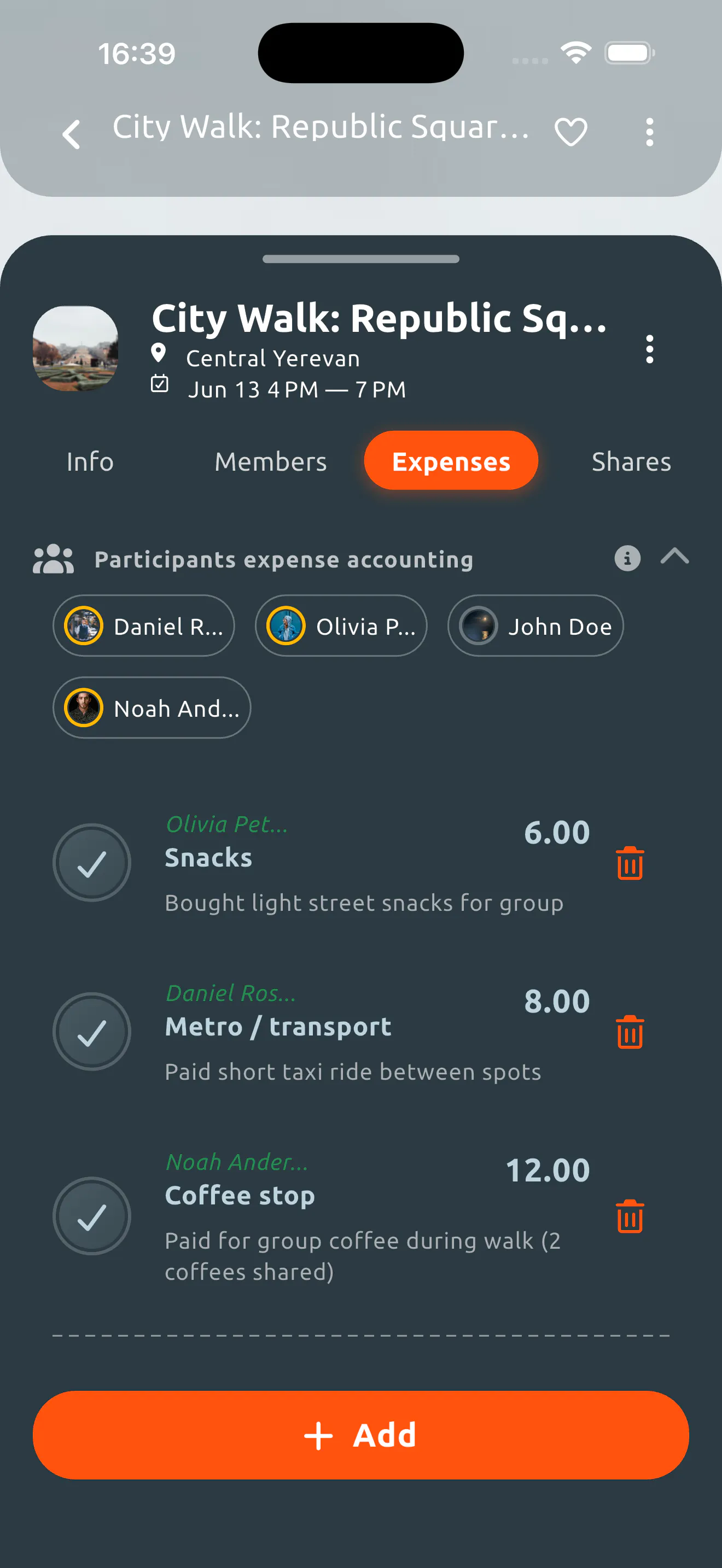 EventSplit gallery image