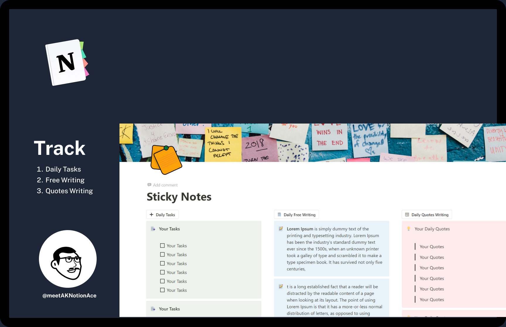 startuptile Sticky Notes-Sticky notes