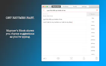 Rhymer's Block for macOS gallery image