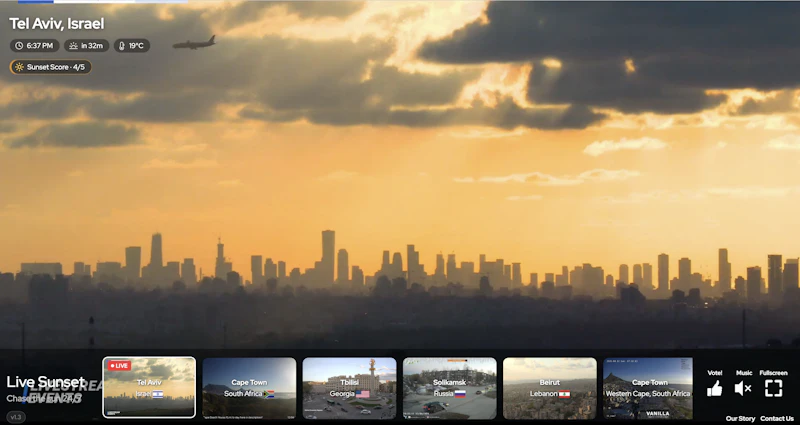 LiveSunset - Streaming Sunsets 24/7 screenshot 5