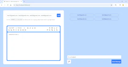 WhatsApp and Email Bulk messenger gallery image