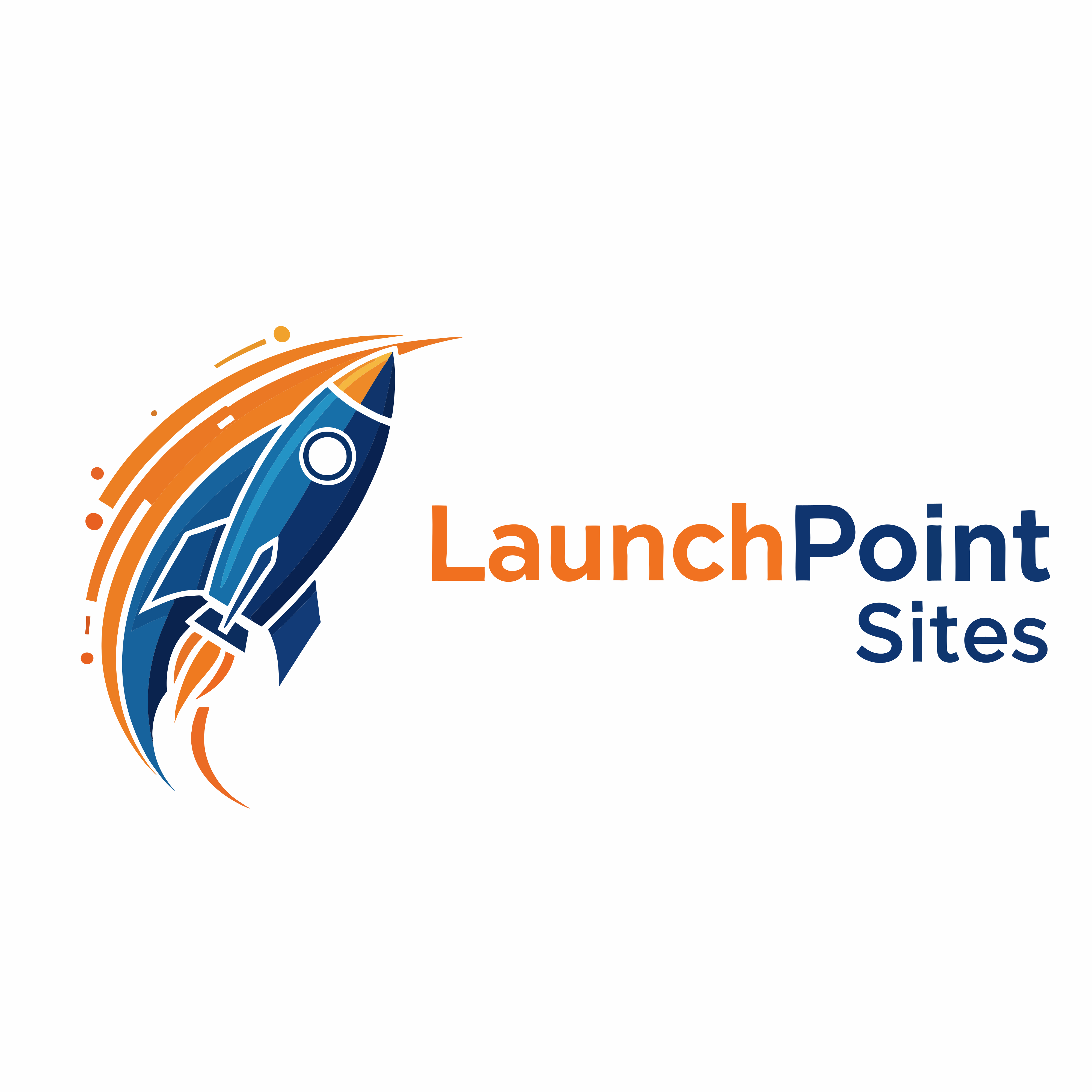 LaunchPoint Sites Early Access - Product Hunt launch logo and brand identity