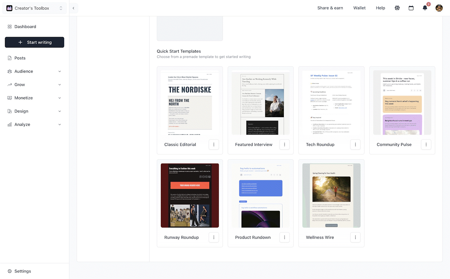 Template Library by beehiiv - A dozen newsletter templates, ready for your next edition media 2