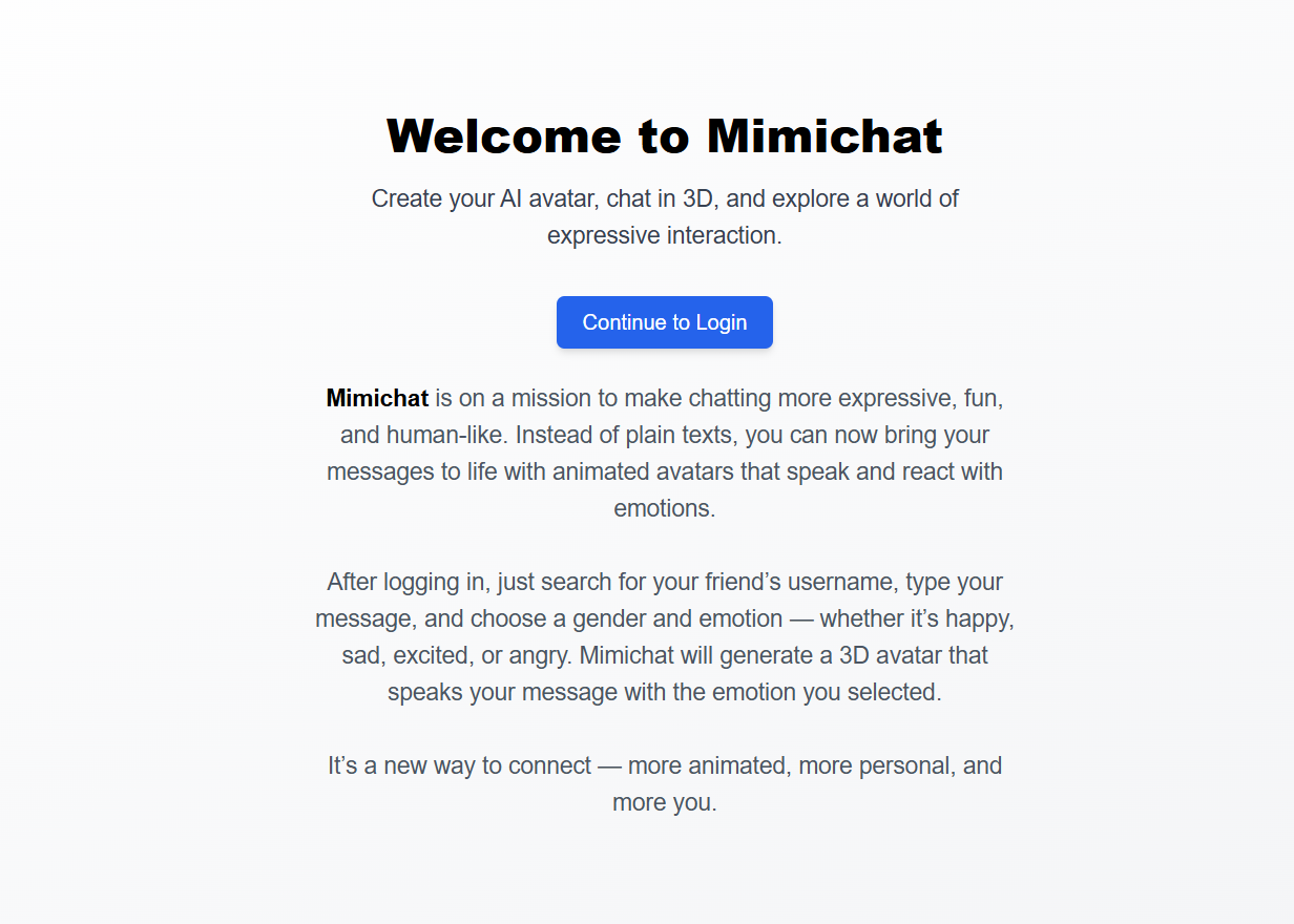 Média Mimichat - Chat utilisant des avatars 2