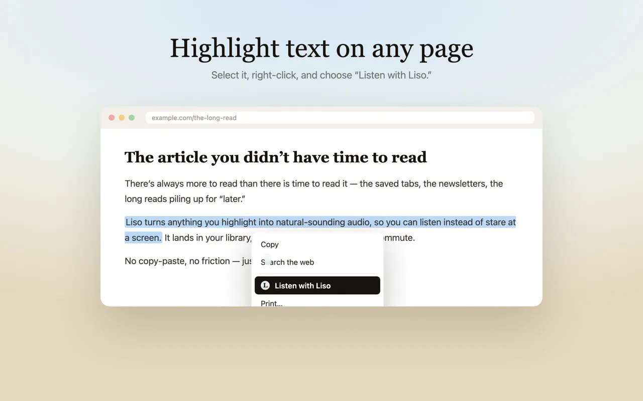 Liso screenshot 2