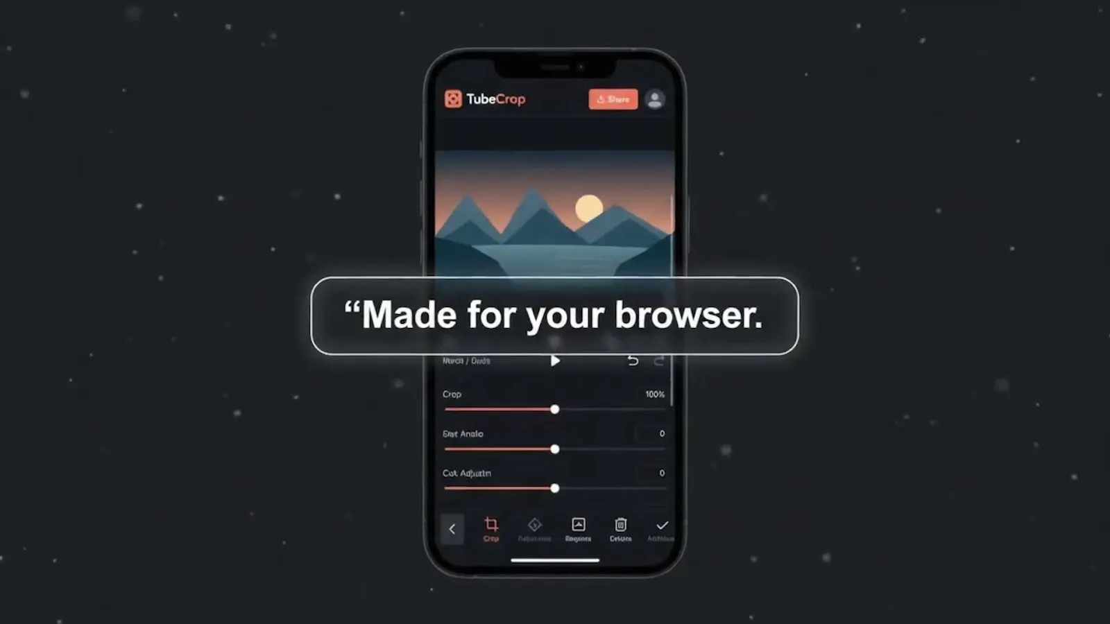 TubeCrop screenshot 1 (video preview)
