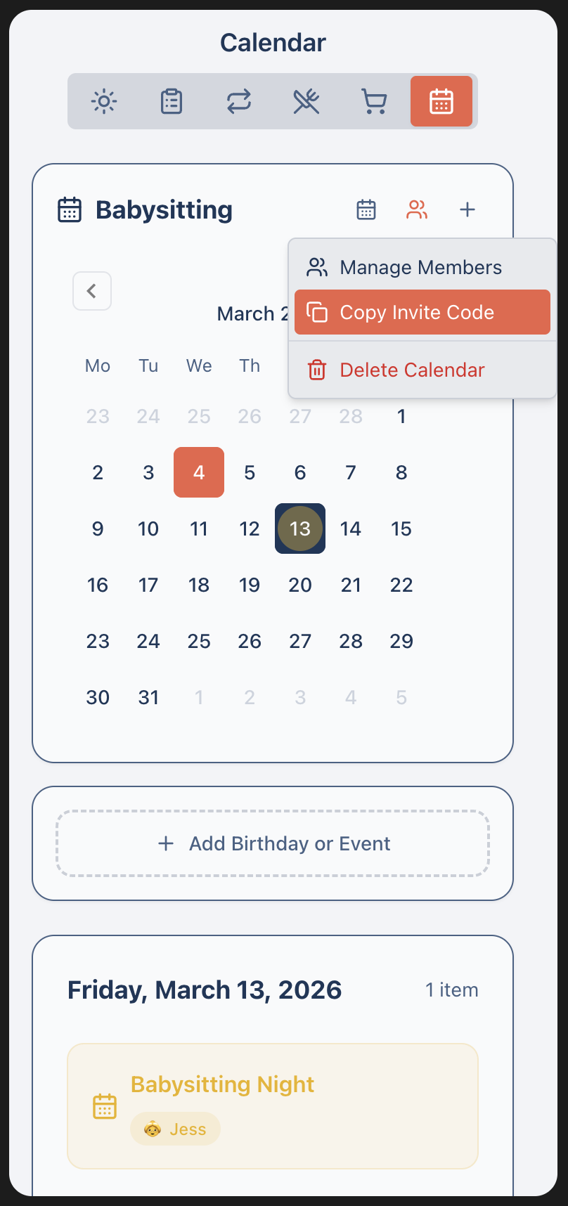 FamilyFlow gallery image