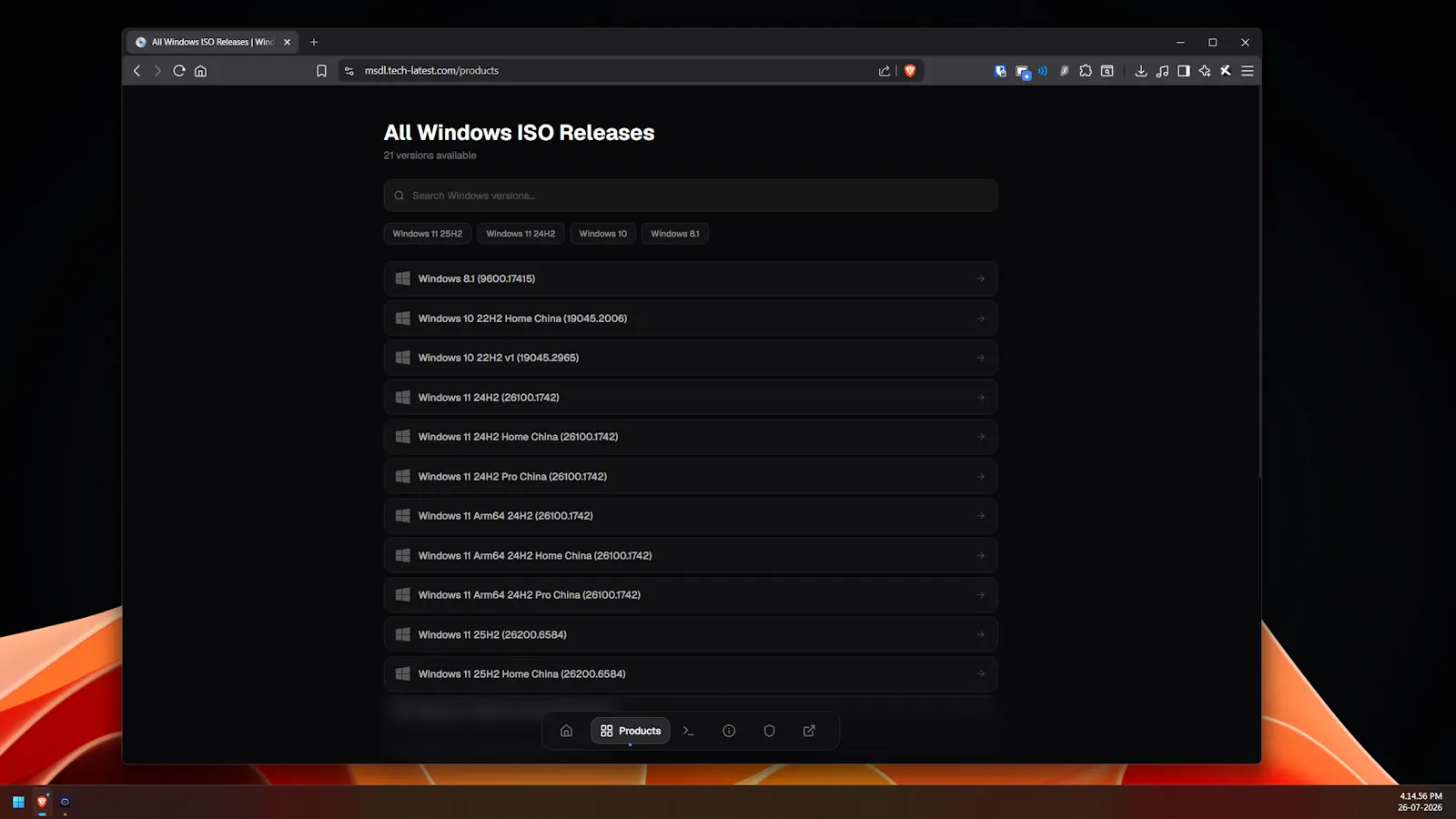 MSDL — Windows ISO Downloader screenshot 4