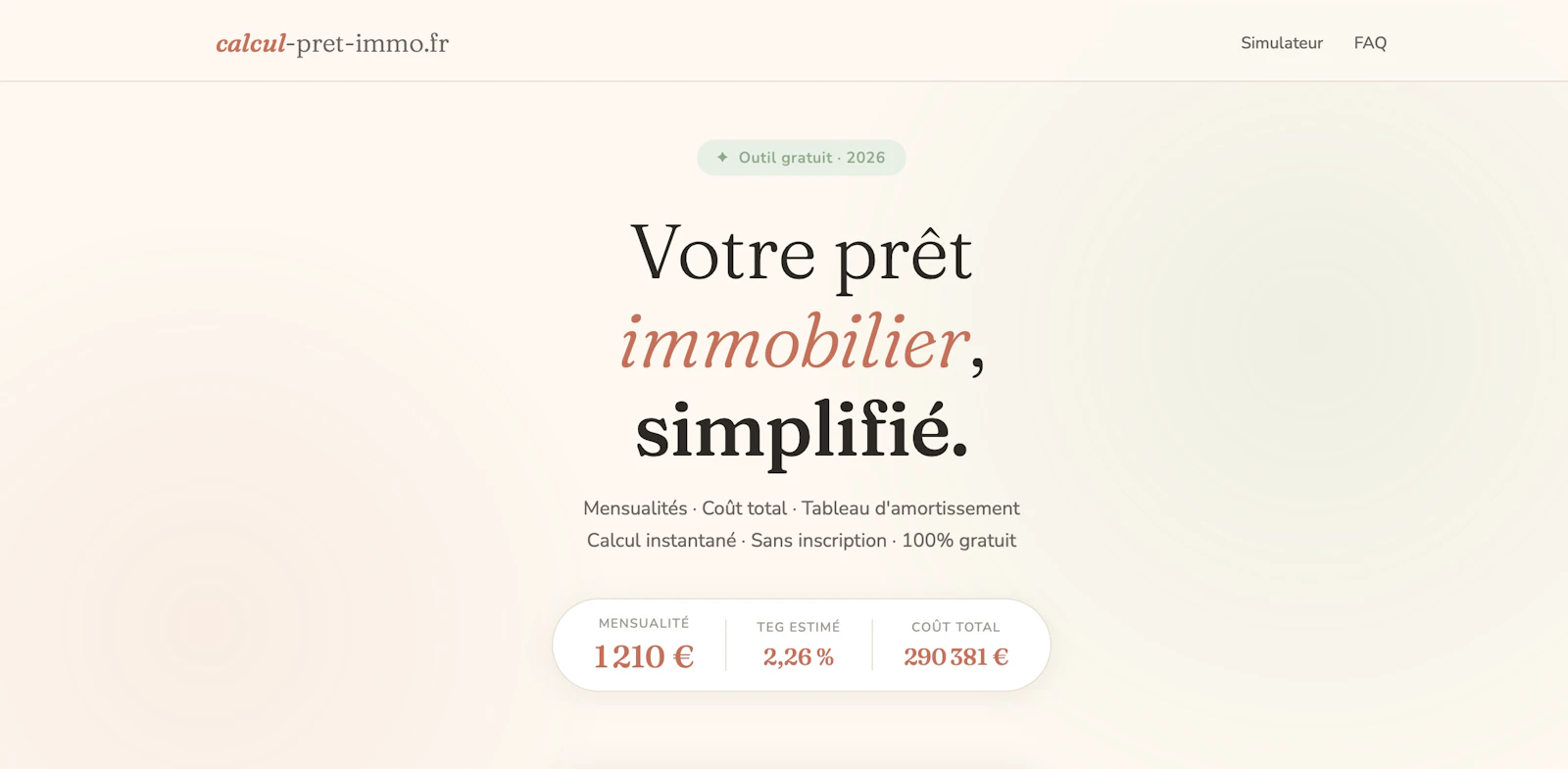 pret-immo.fr screenshot 2