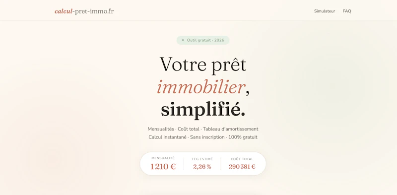 pret-immo.fr screenshot 2