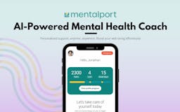 mentalport-app: AI Mental Health Coach media 2