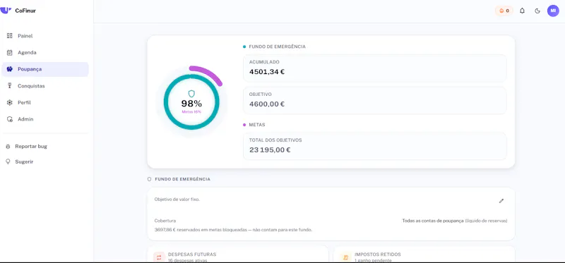 CoFinur screenshot 2