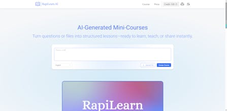 RapiLearn AI gallery image