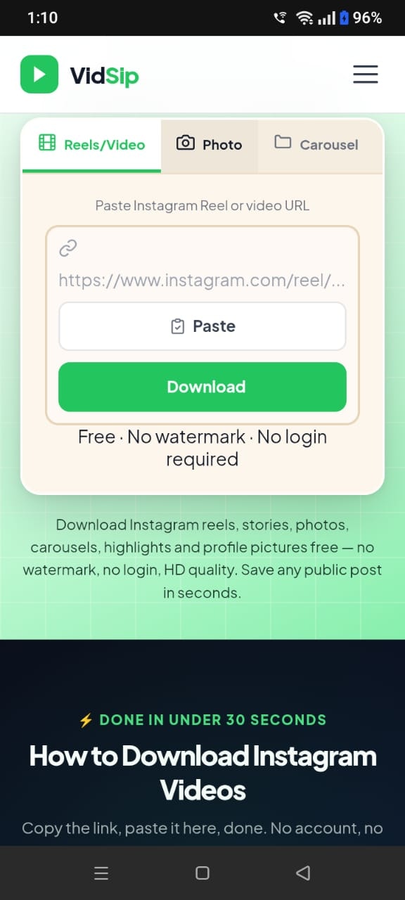 VidSip — Download Any Social Media Video gallery image