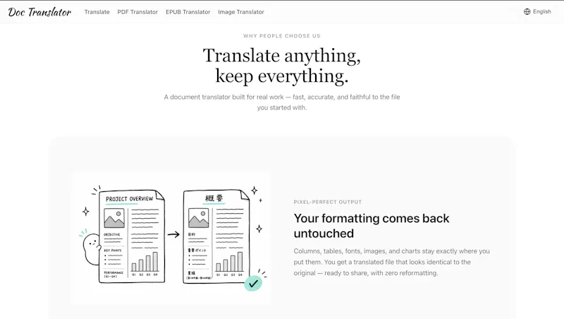 Doc Translator screenshot 2
