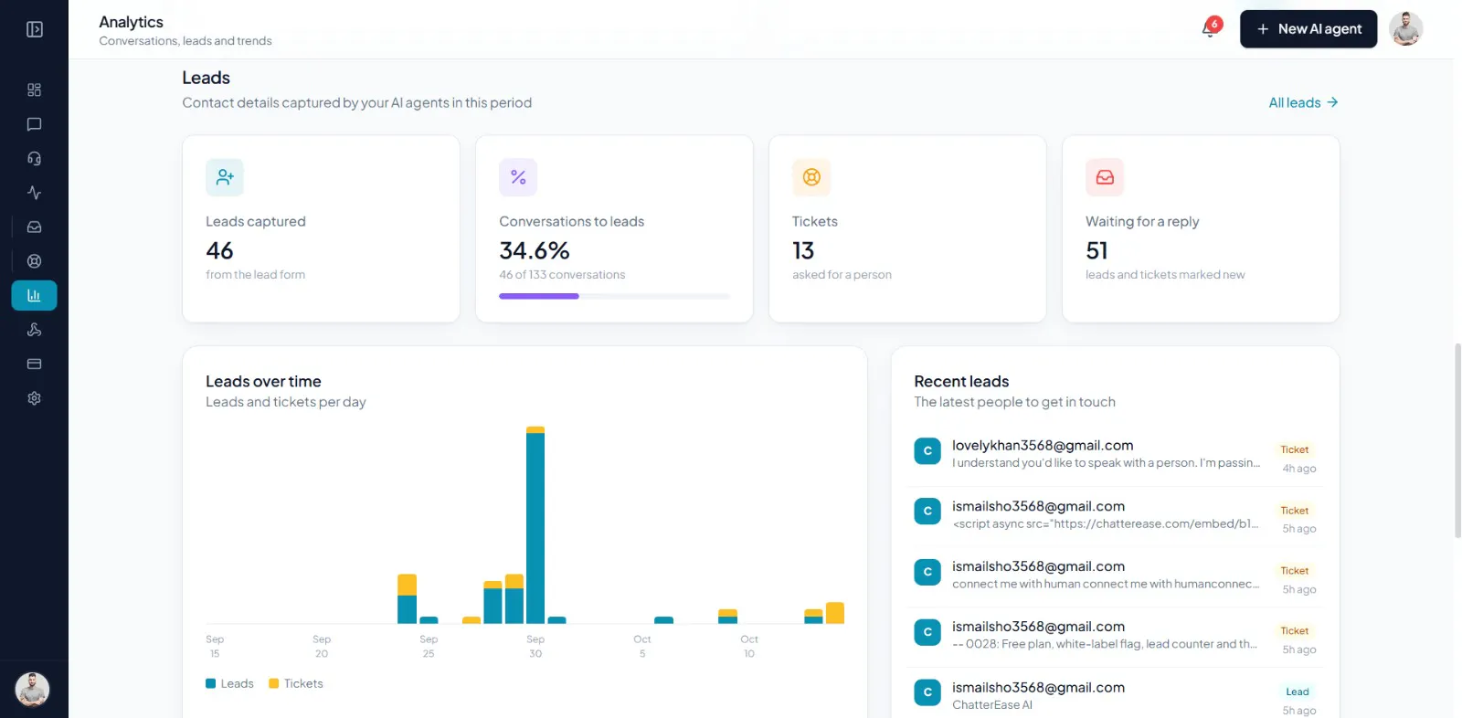 ChatterEase - AI Customer Support Agent  screenshot 6