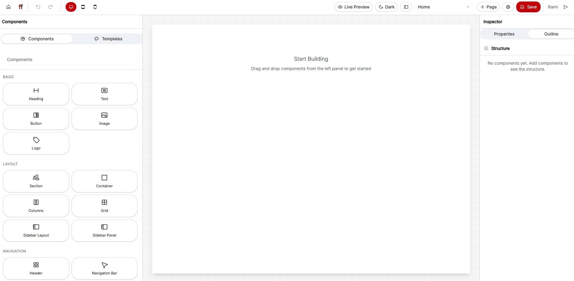 BuildNar – Free Visual Website Builder - Screenshot 4 showing product features and functionality