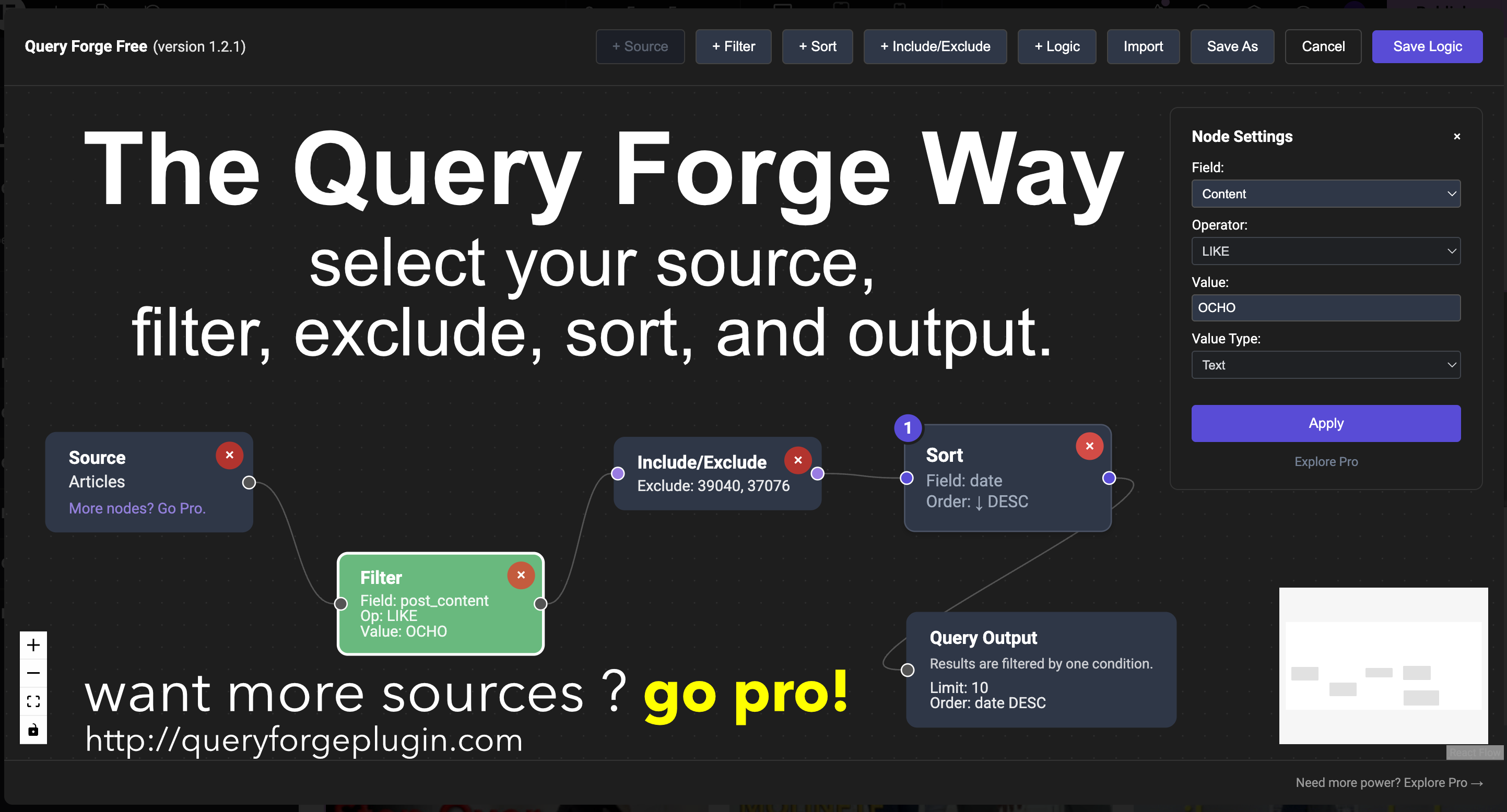 Query Forge has Landed! gallery image