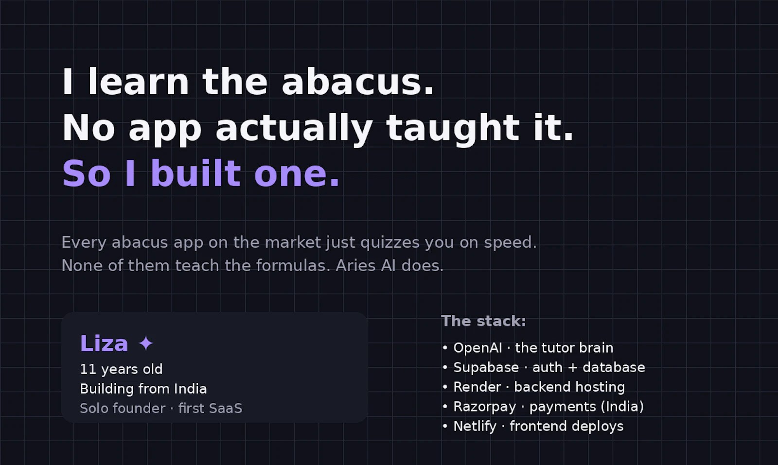 Aries AI screenshot 2