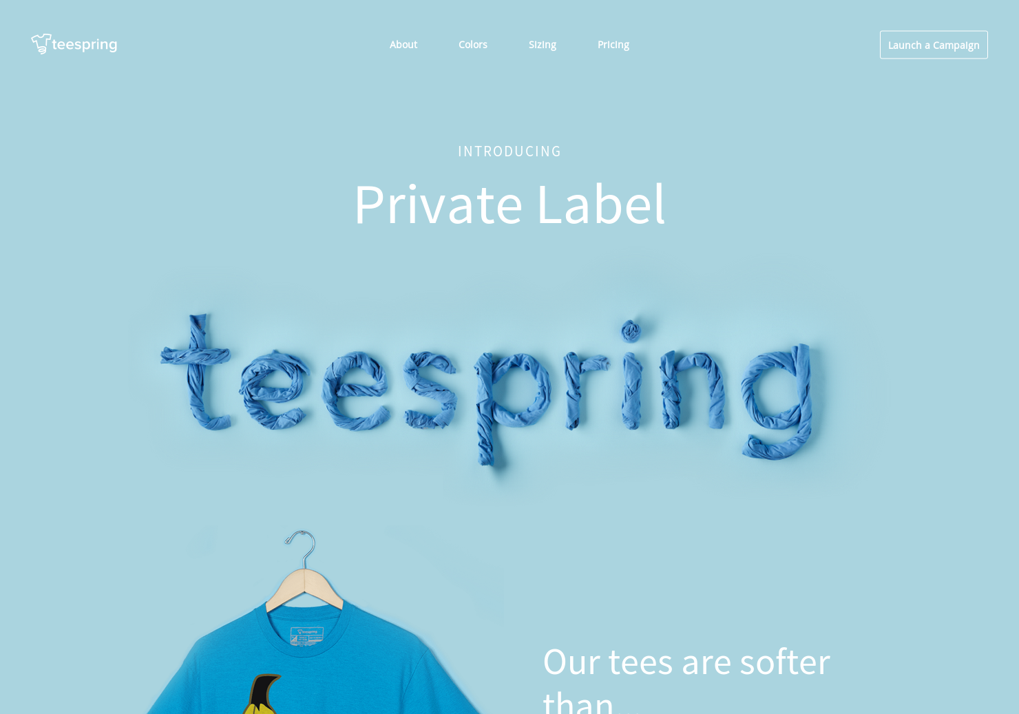 teespring Private Label