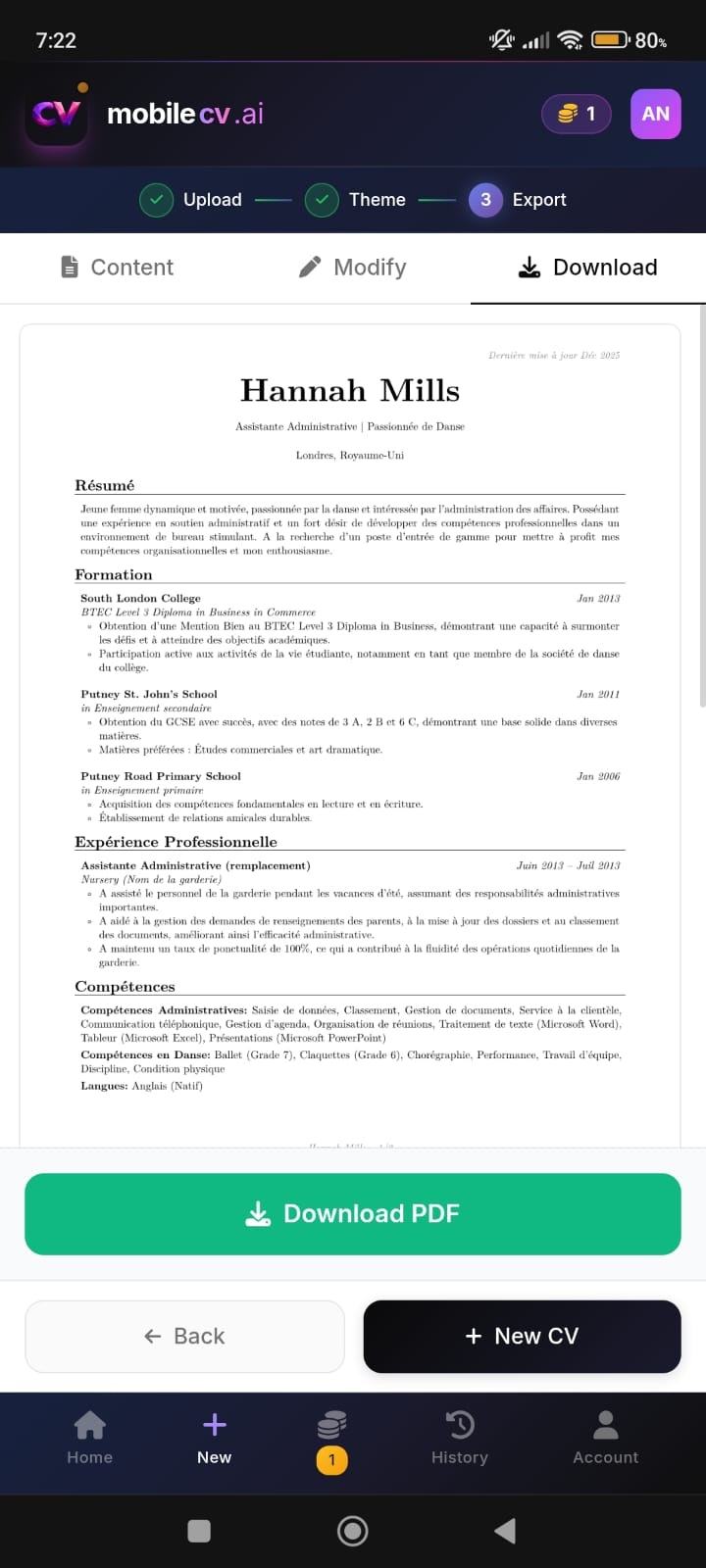 MobileCV gallery image