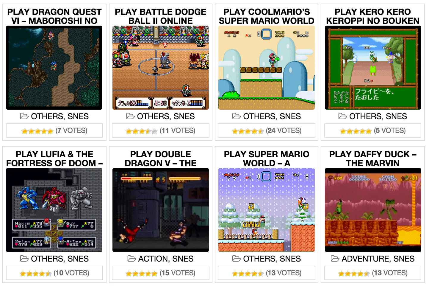 Let's Play SNES