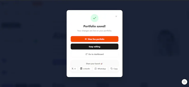 Porfilr screenshot 4