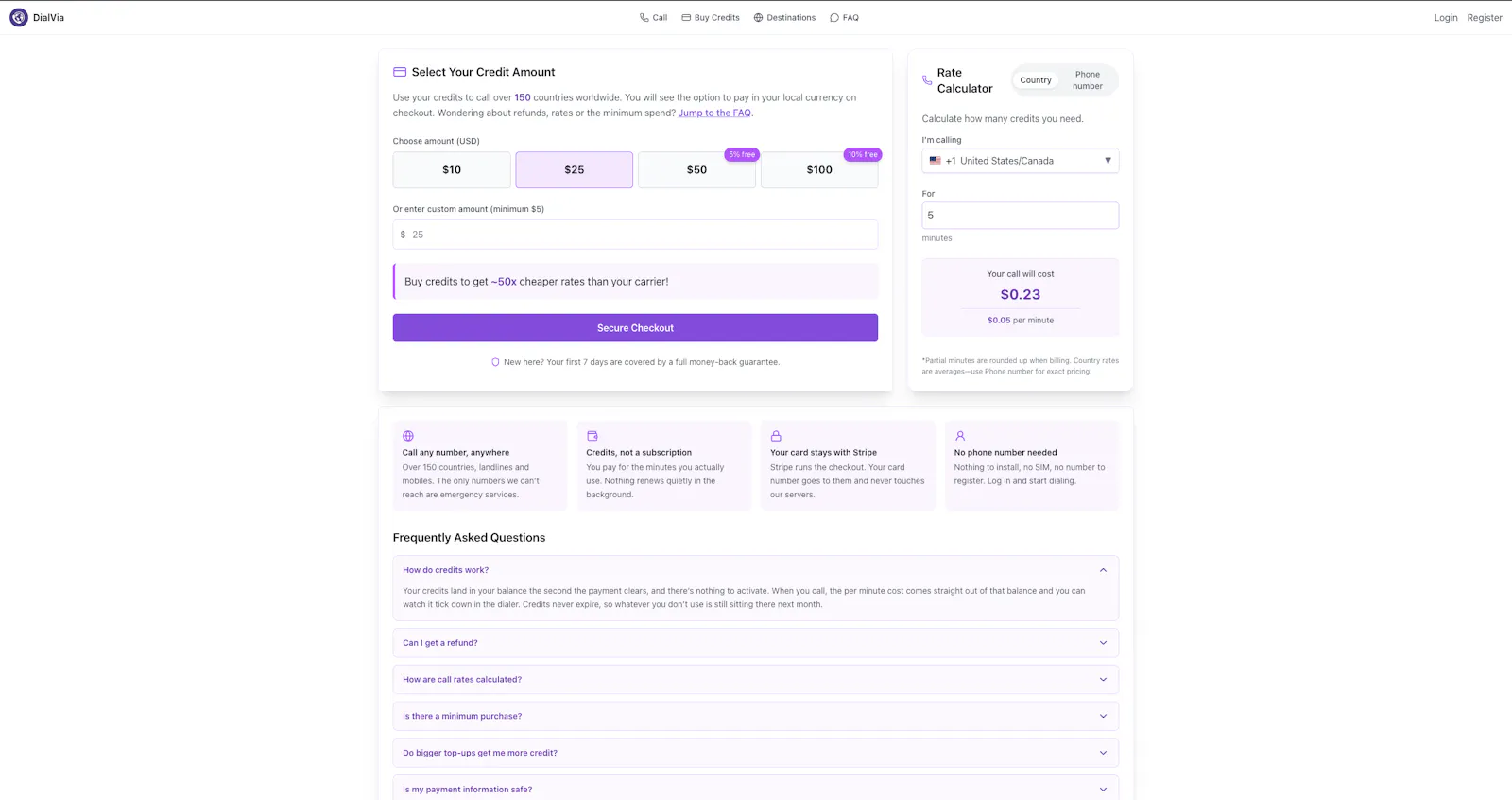 DialVia screenshot 5