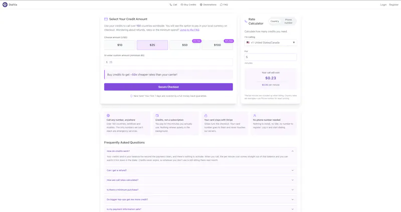 DialVia screenshot 5