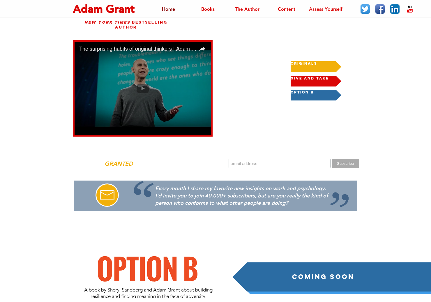 Originals: How Non-Conformists Move the World gallery image