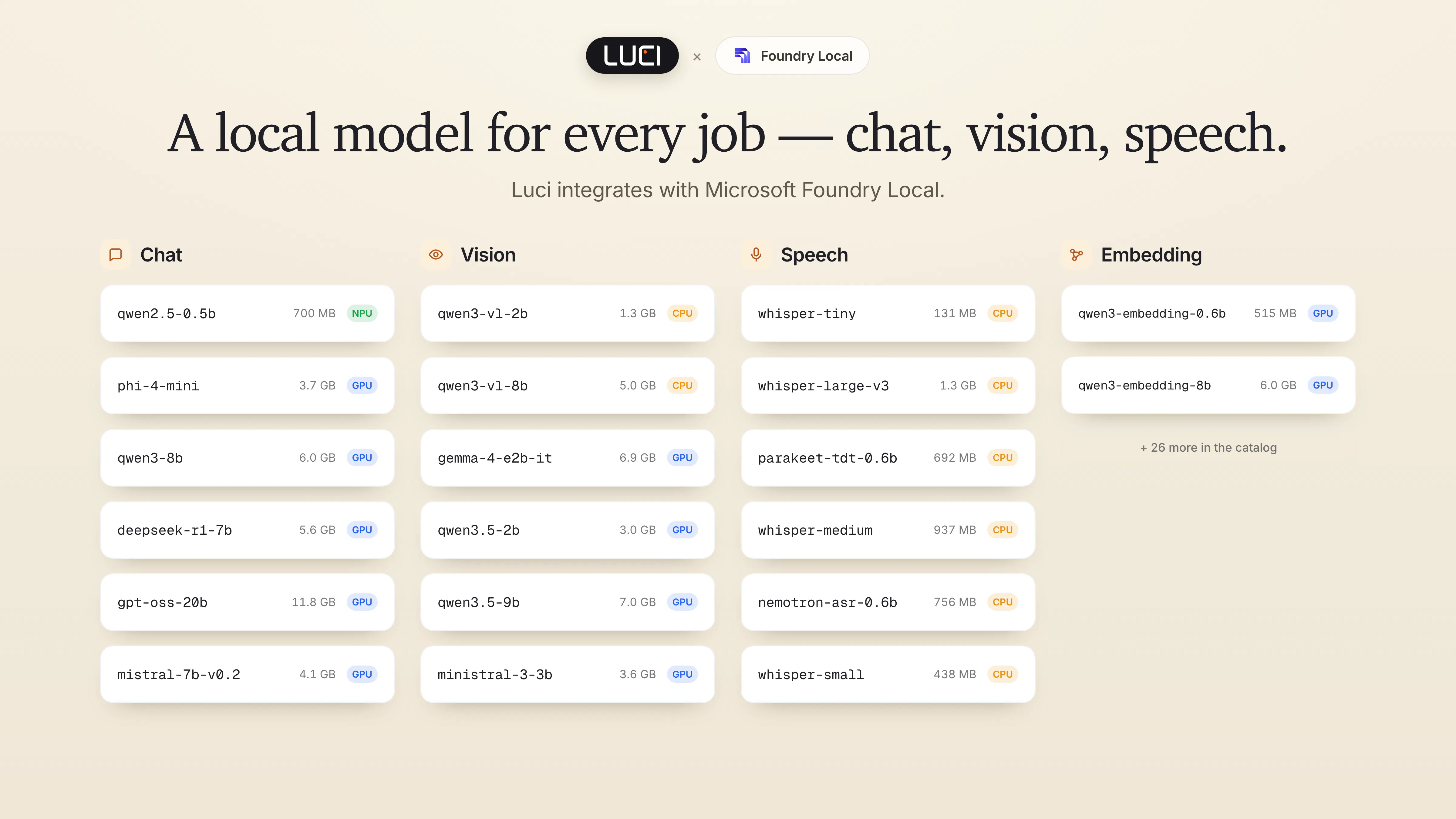 LUCI Desktop gallery image