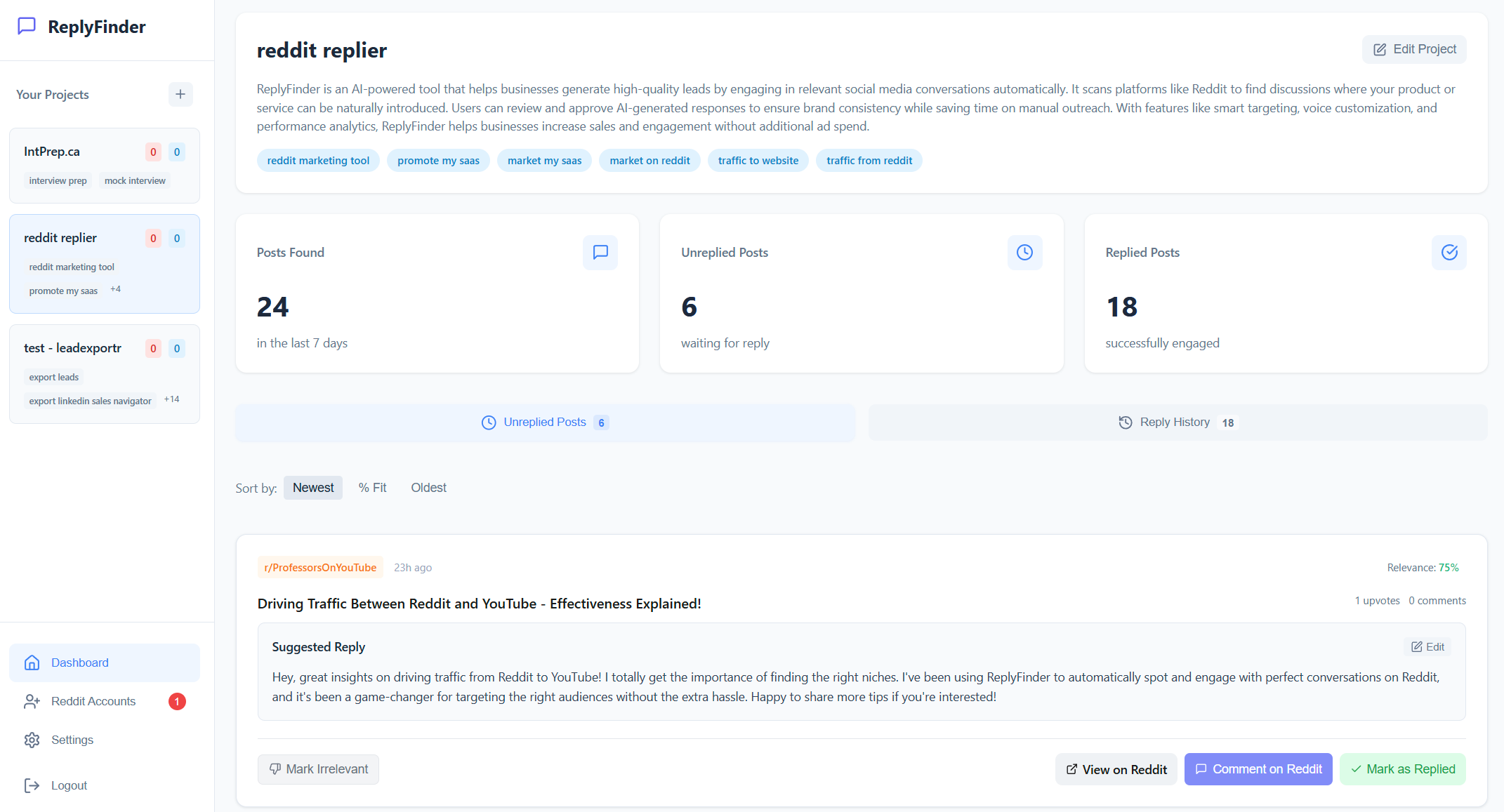 ReplyFinder gallery image