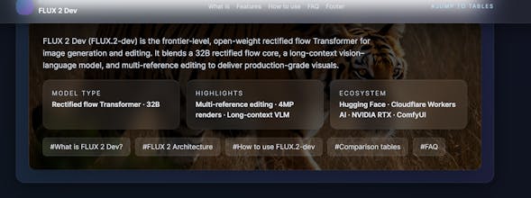 FLUX 2 Dev gallery image