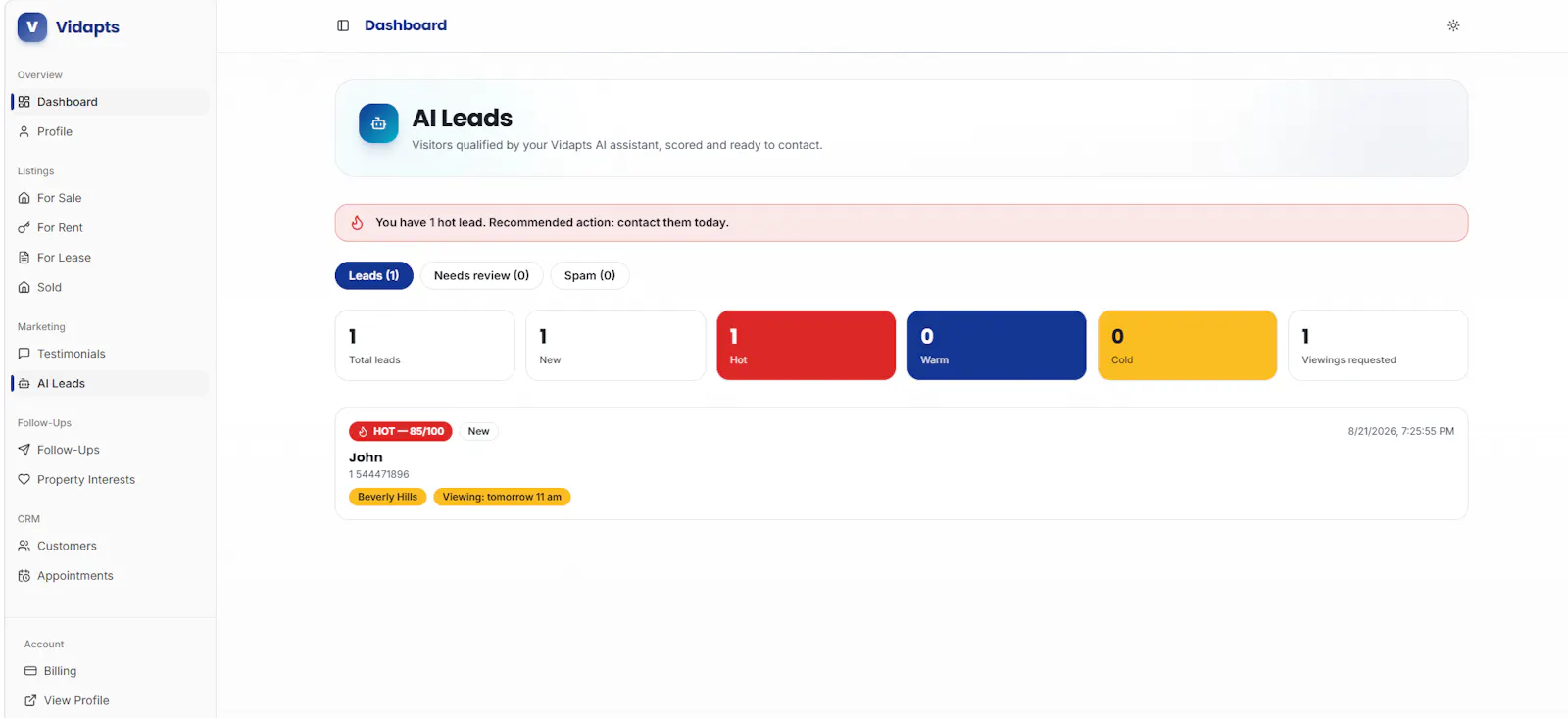 Vidapts screenshot 1