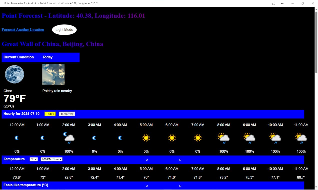 Point Forecaster for Android media 1