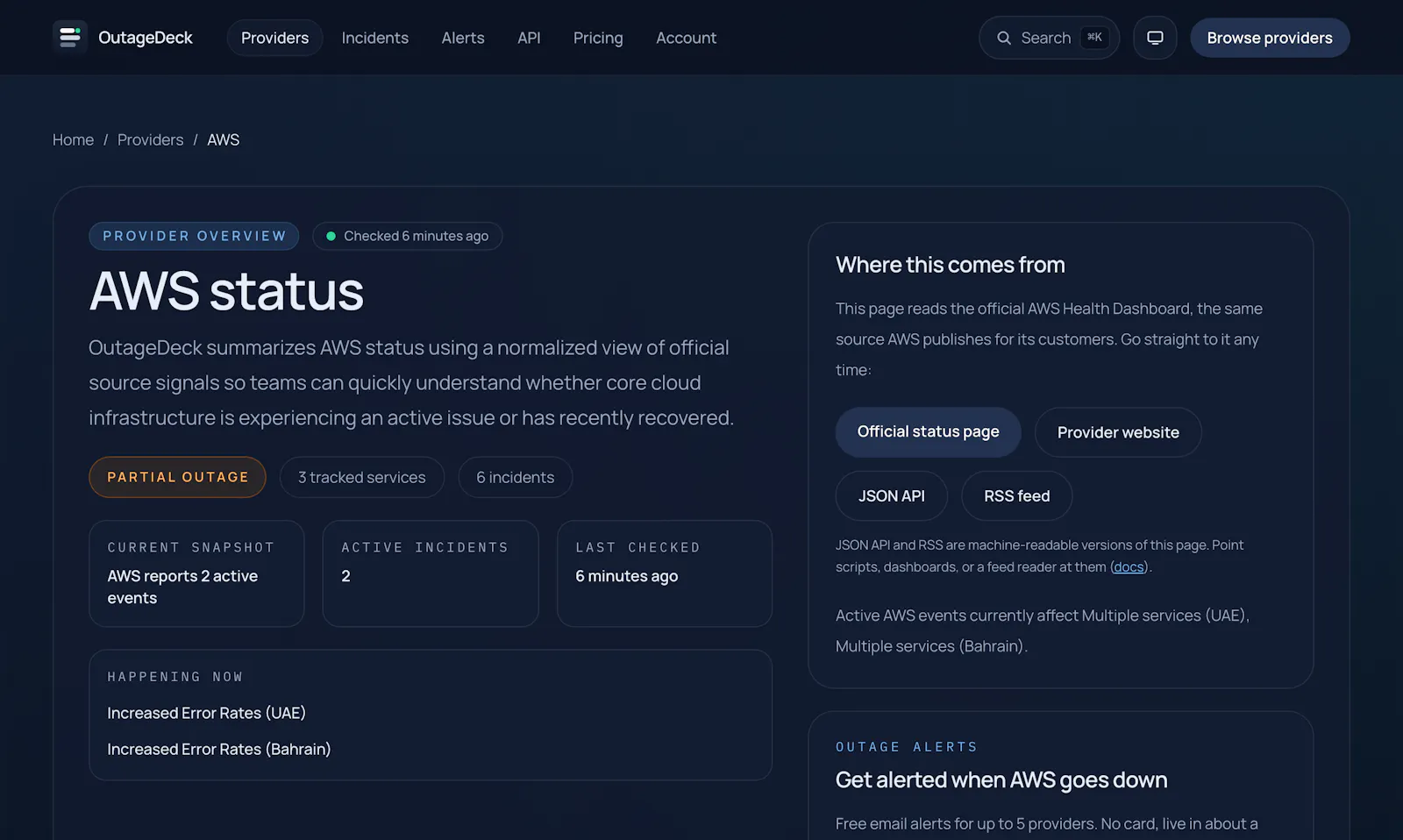 OutageDeck screenshot 6