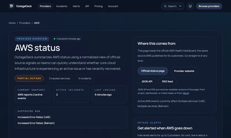 OutageDeck screenshot 6