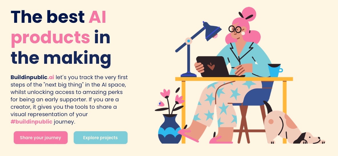 Buildinpublic.ai - 제품 시장에 대한 길을 가속화하십시오 미디어 1