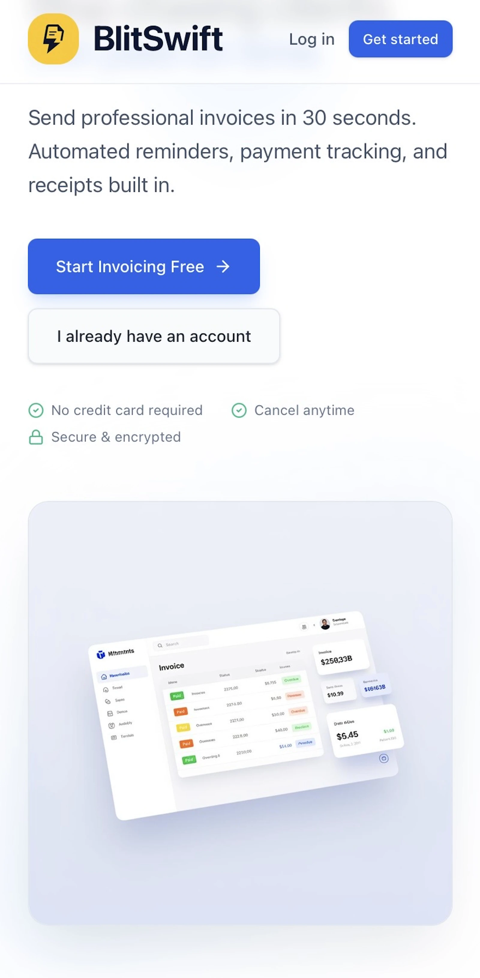 Blitswift screenshot 1