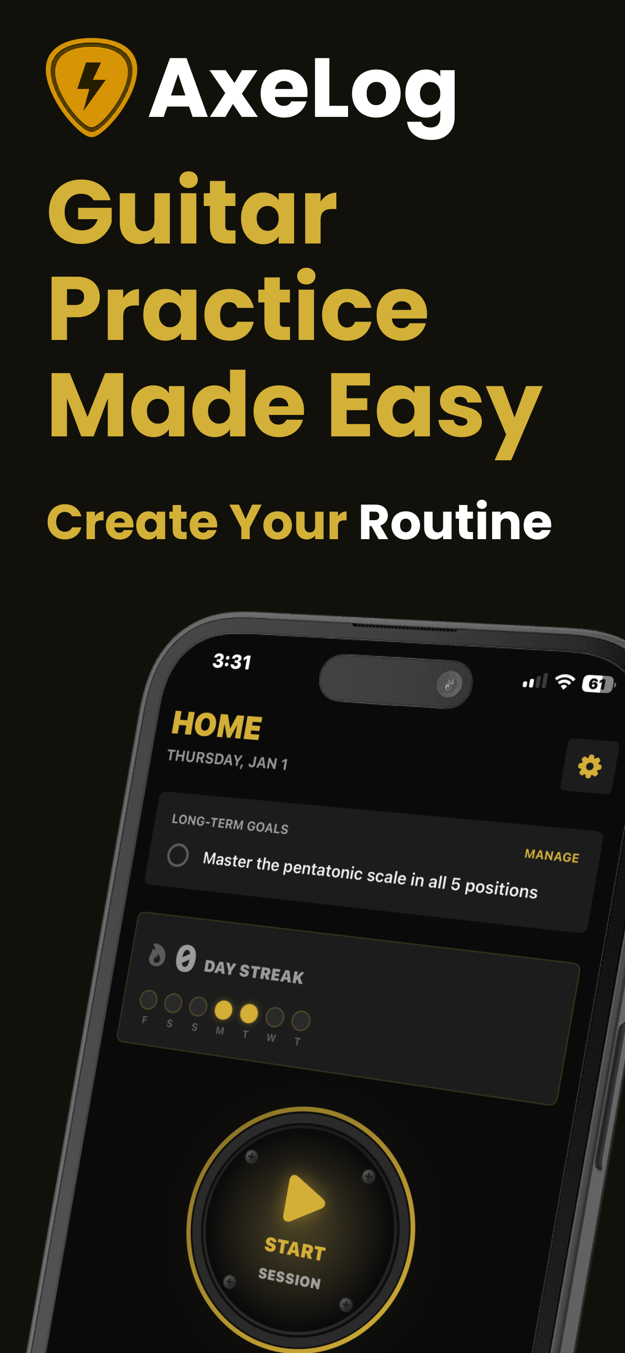 AxeLog - Main product screenshot demonstrating key features and user interface