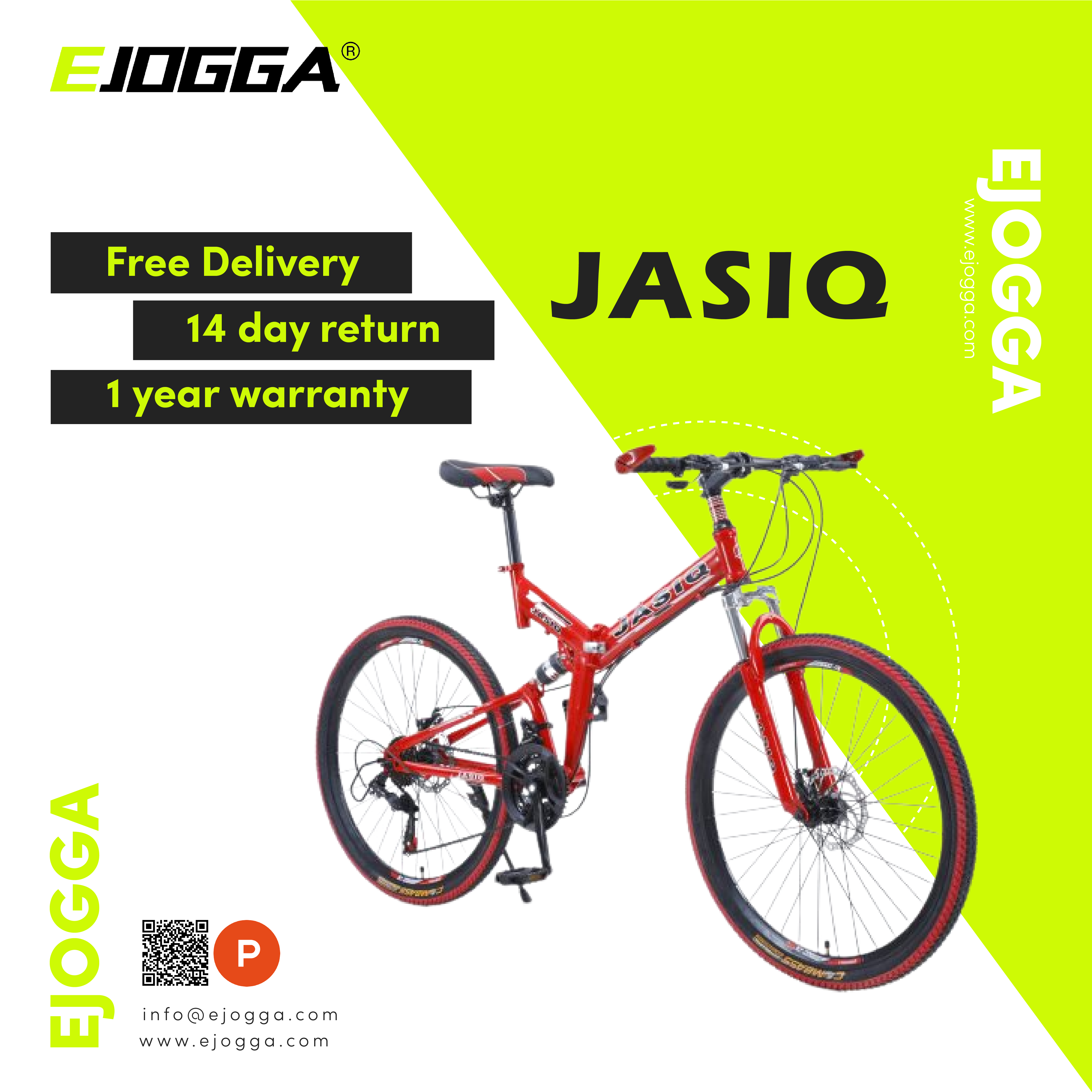 Pedal Bicycle Ebykka Jasiq Folding Bike  gallery image