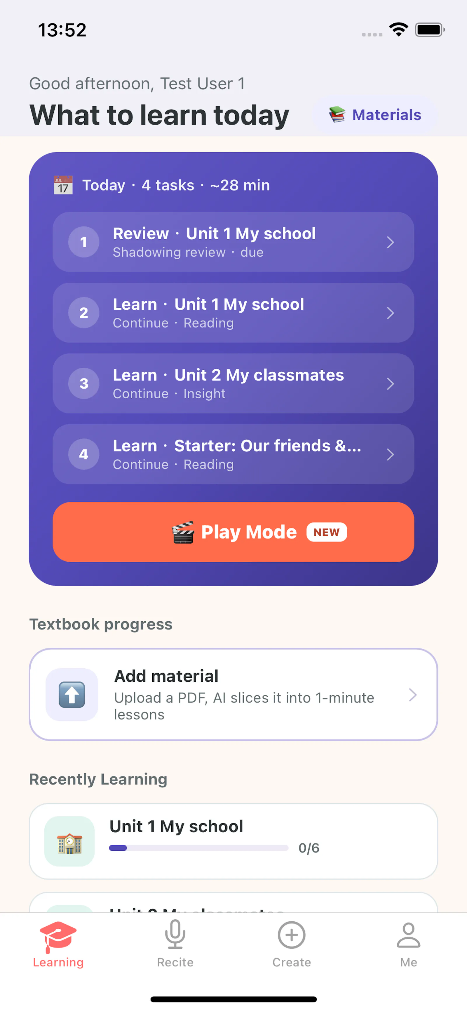 Goal Native screenshot 1