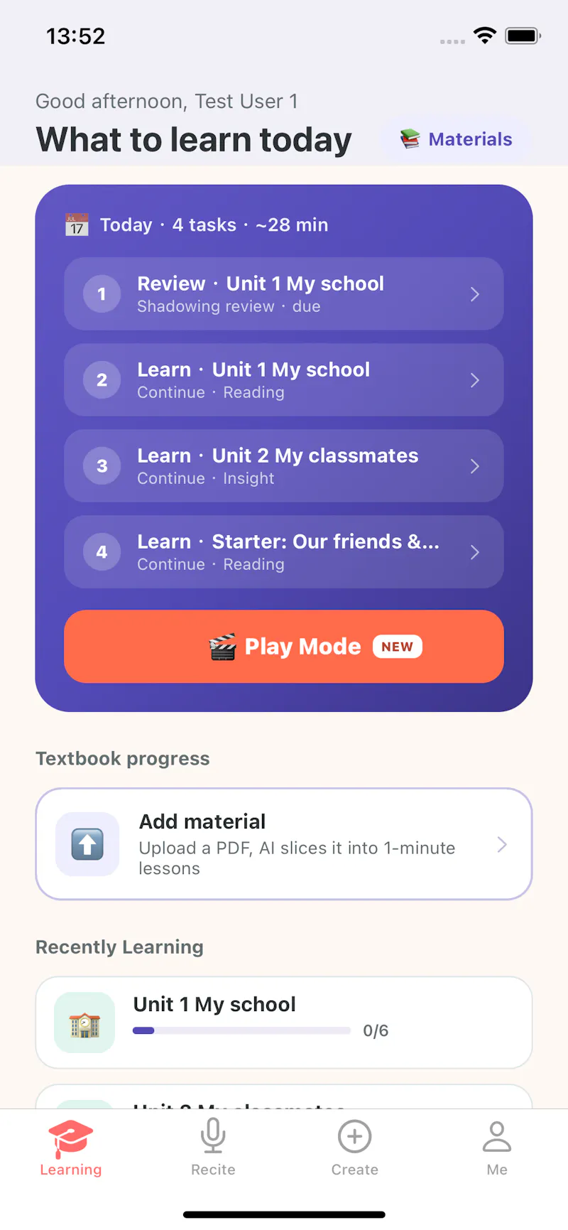 Goal Native screenshot 1