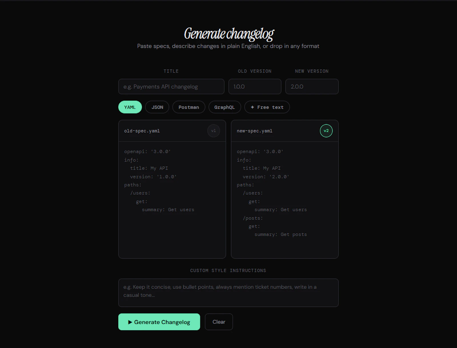DiffLogs screenshot 3
