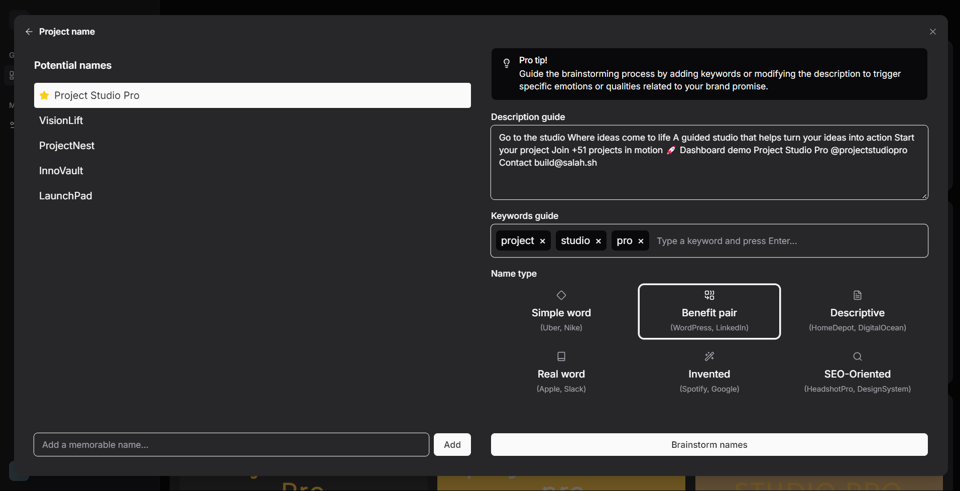 Project Studio Pro - Brandscape - Waar ideeën tot leven komen media 3