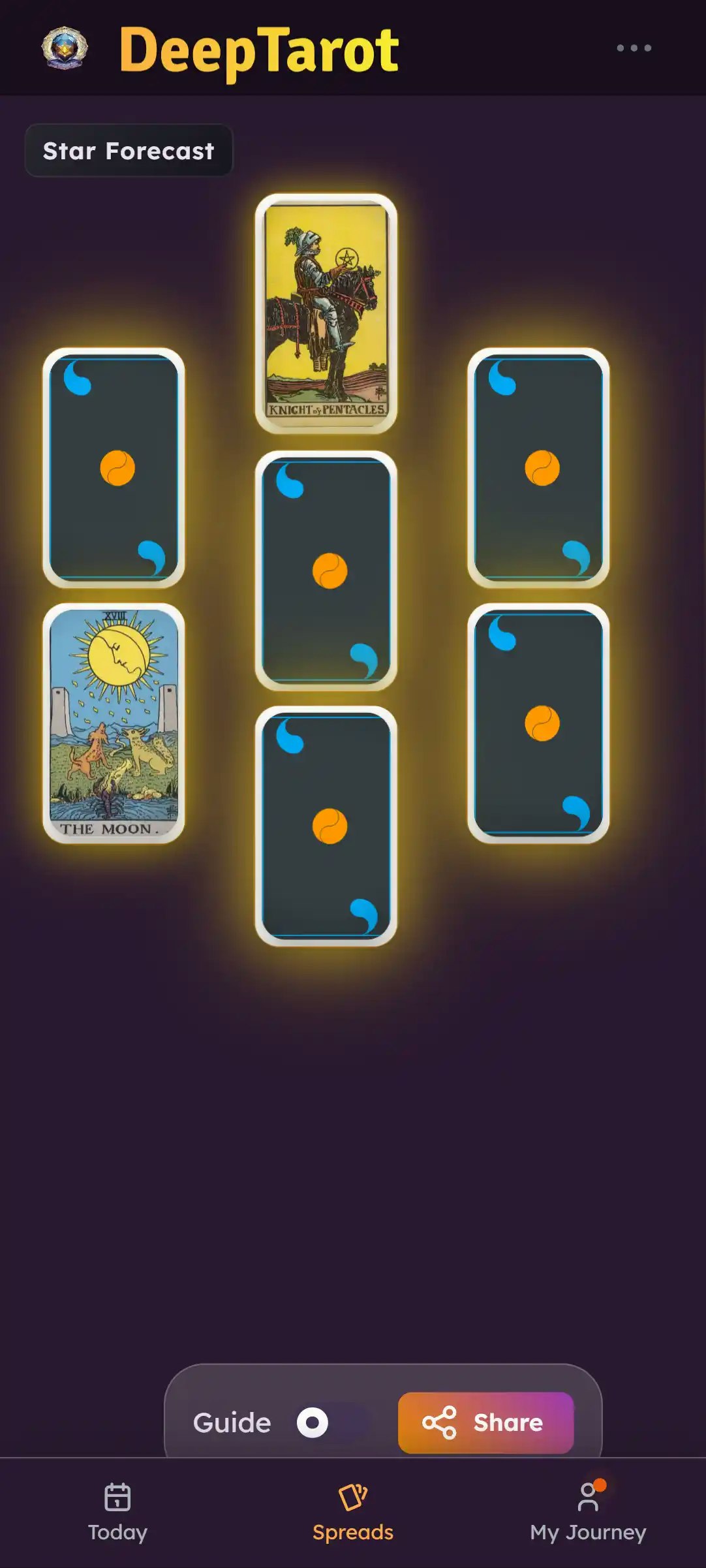 Diepe Tarot - De beste tarot-app met 3D-animaties, AI en 0-tracking! media 3