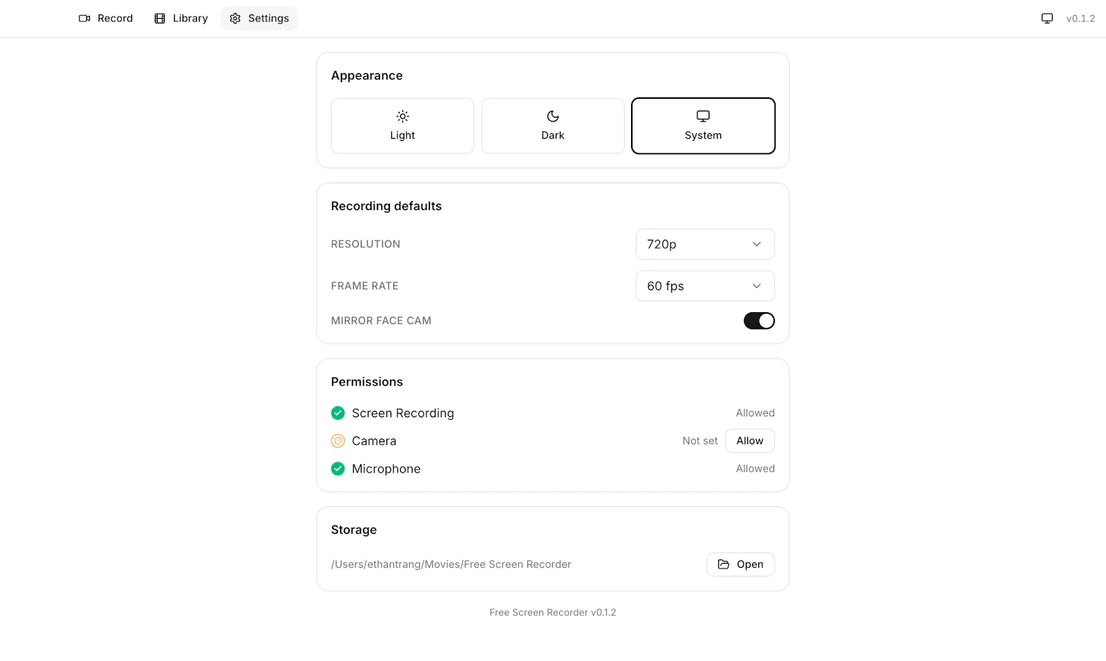 Free Screen Recorder for Mac screenshot 4