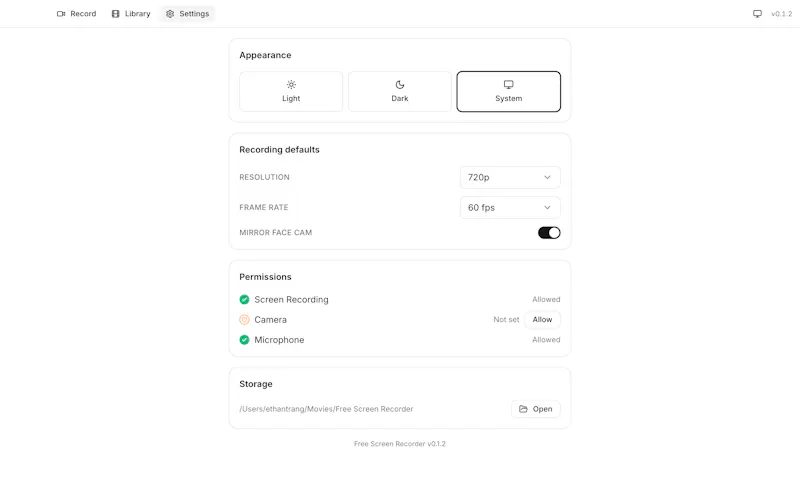 Free Screen Recorder for Mac screenshot 4
